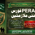 Government PERA Force Jobs 2026 Apply Online