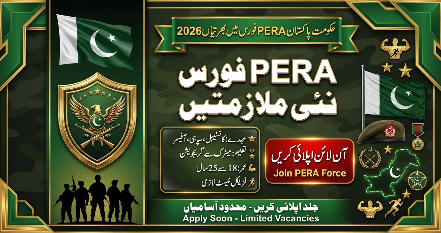 Government PERA Force Jobs 2026 Apply Online